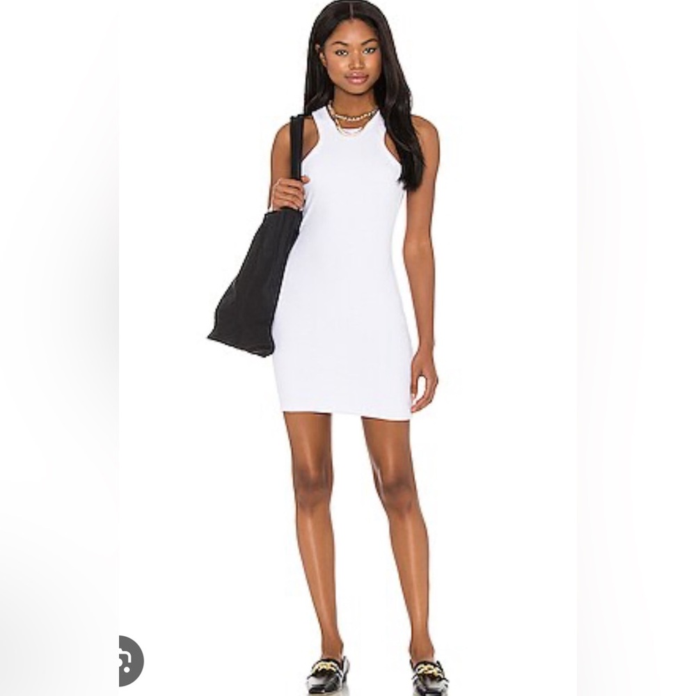 Revolve LNA tank dress size XS. Color tan/creme